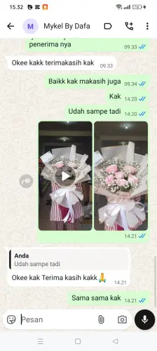 Testimonial Buket Bunga kertarahayu