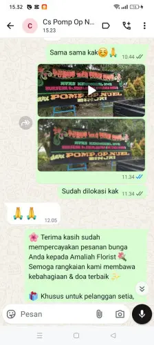 Testimonial Papan Bunga kertarahayu