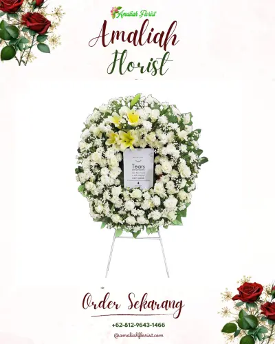 Krans Bunga Duka Cita kertarahayu